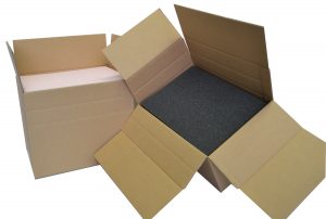 Caisse carton à hauteur variable