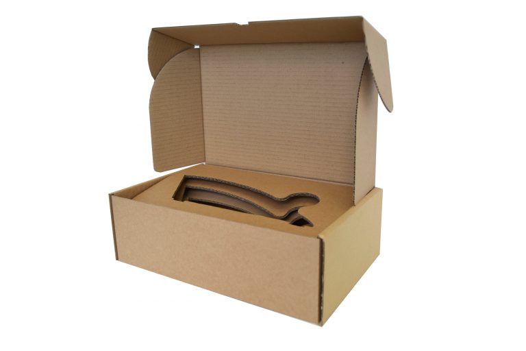 Boîtes carton découpées sur mesure - Fefco 427 avec calage Boîtes carton découpées sur mesure - Fefco 427 avec calage