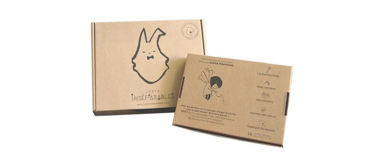 BOX RABBIT 21 9 - Boite carton découpée imprimée Boite carton découpée imprimée