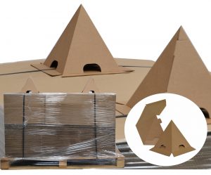 Cone carton anti gerbage