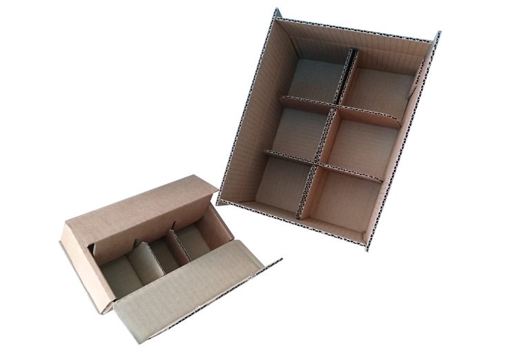 Caisses carton monobloc - Croisillons intégrés - MONOBLOC Caisses carton monobloc - Croisillons intégrés