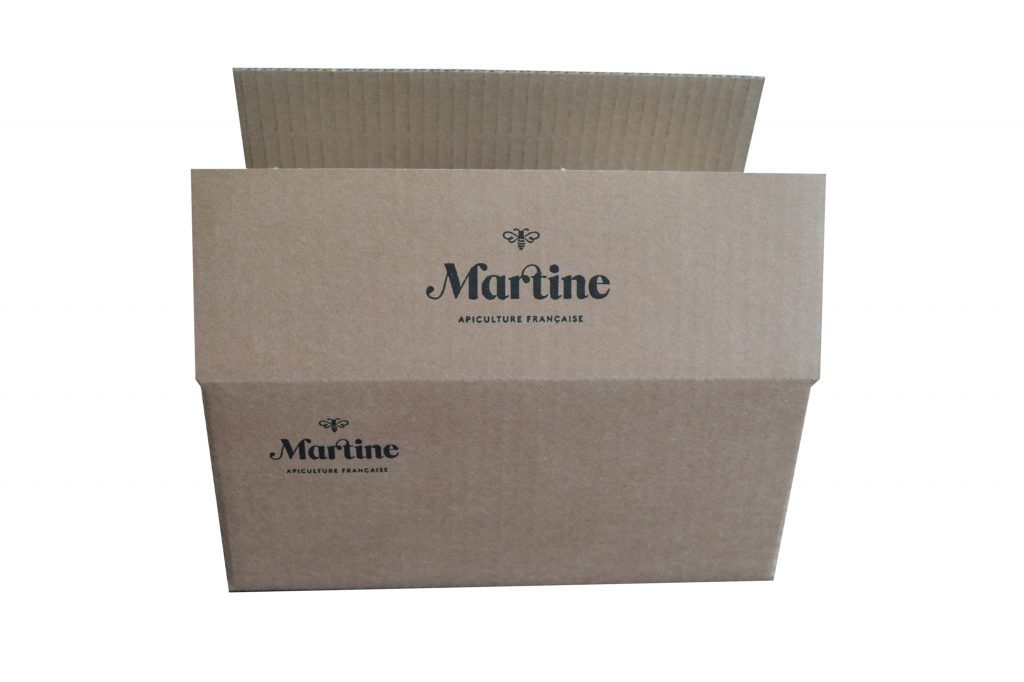Caisse carton pour pot de miel Caisse carton imprimée