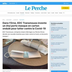 Article de presse sur EDC Transmouss - Actu.fr du 16 septembre 2020