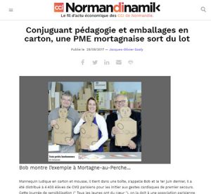 Article de presse sur l'entreprise EDC emballage par normandik