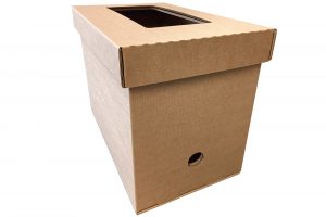 Ruchette montée avec couvercle, vue de côté