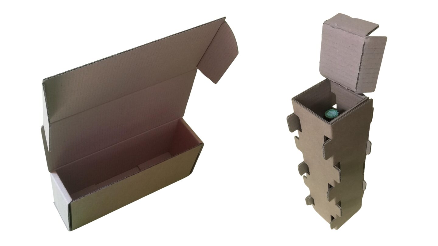 Emballage une bouteille