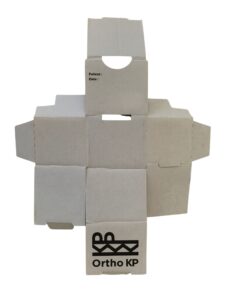 emballage déplié ortho