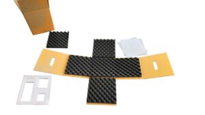 Calage carton et mousse