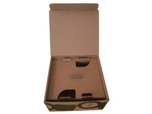 Boite découpée avec calage