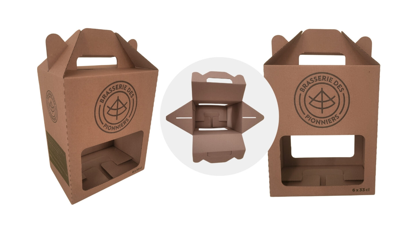 Valisette éco-conçue six bouteilles