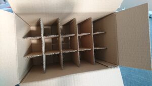 Caisse croisillons bouteilles
